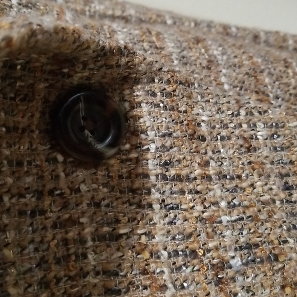 Dana Buchman tweed crop jacket E/D - Picture 3 of 9